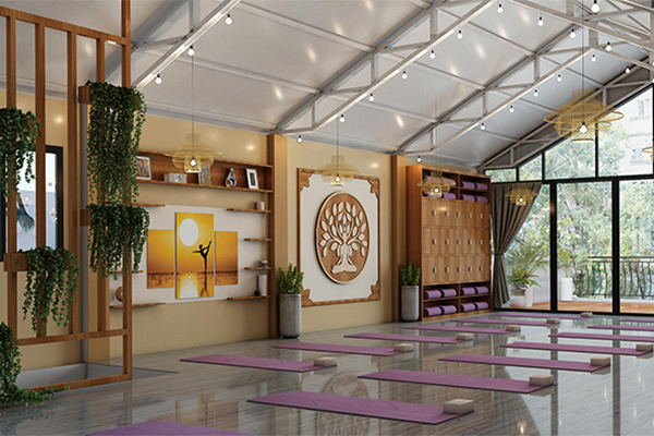 Dự Án biến nhà kho thành phòng tập Yoga & Zumba chất tại Quảng Ninh