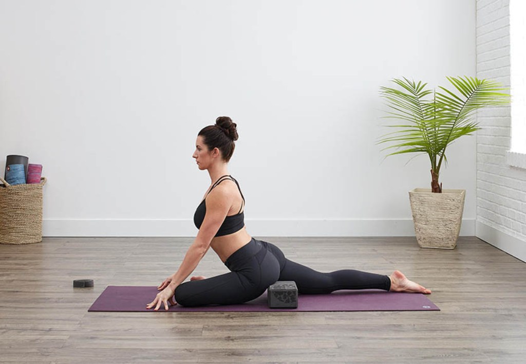 Baby Pigeon Pose For Hip Flexibility