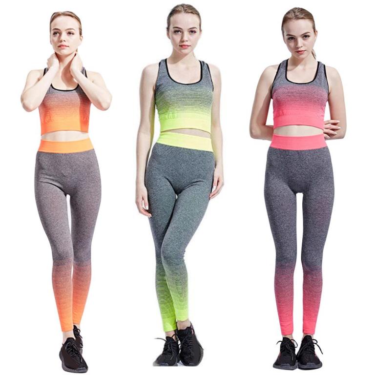 Bộ đồ tập Yoga màu sắc 