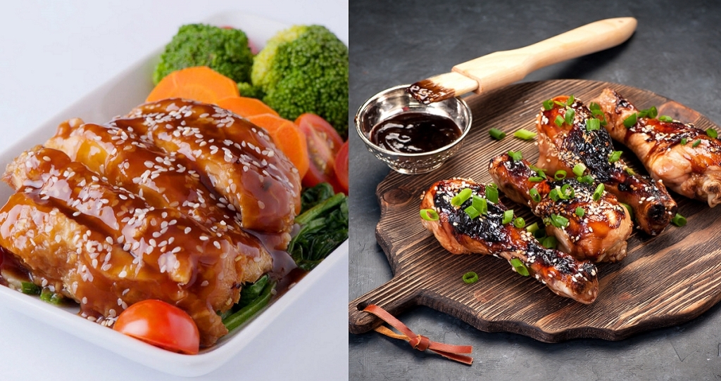 Ức gà ướp sốt Terayaki