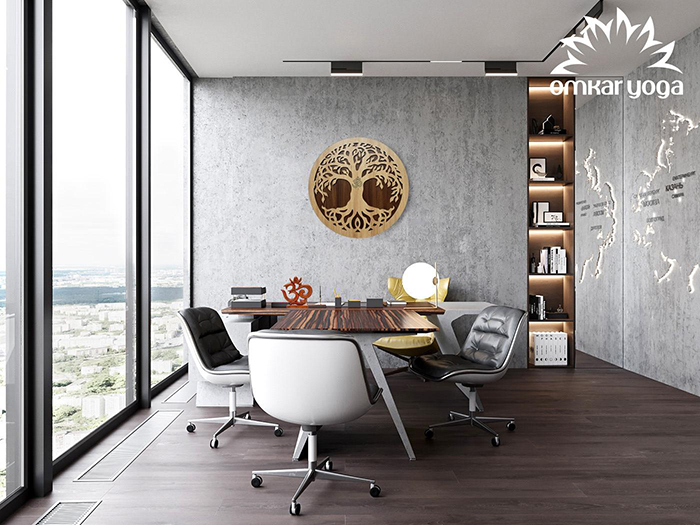 thiết kế phòng làm việc theo phong thủy