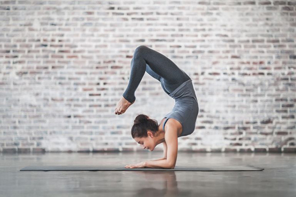 Forearm-Stand Scorpion Pose