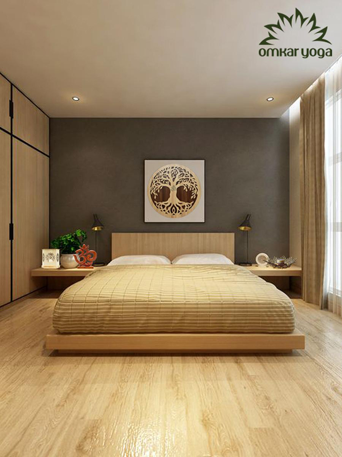 thiết kế phòng ngủ decor yoga độc đáo
