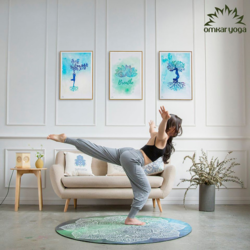 thiết kế phòng yoga đẹp