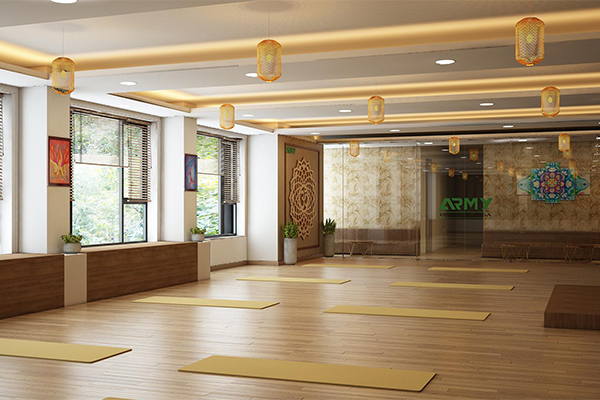 Những thiết kế phòng tập yoga độc đáo và ấn tượng